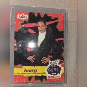 IVORY - 2001 Fleer -  WWF Get Real With KB - TRADING CARD
